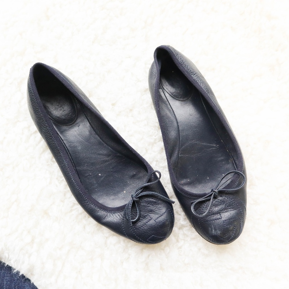 Gucci Blue Ballet Flats